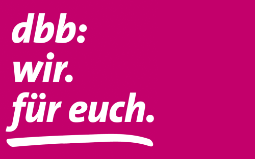 Slogan dbb: wir, für euch