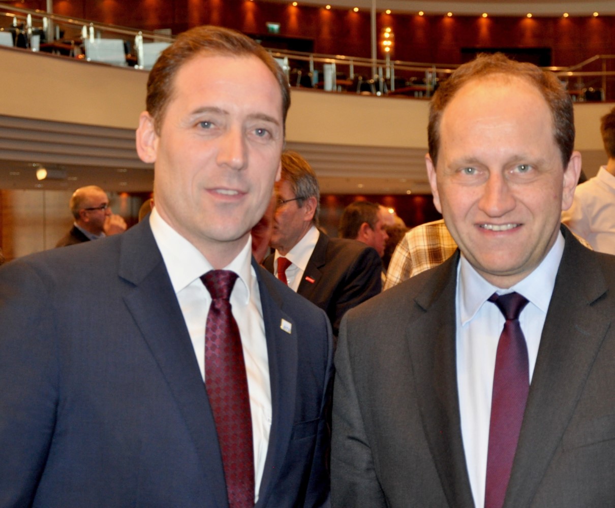 Bundesvorsitzender Jan Seidel mit Graf Lambsdorf MdEP