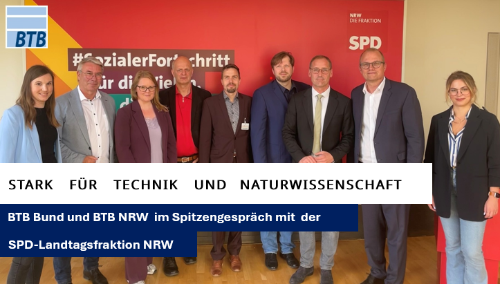 Foto: BTB - Spitzengespräch mit der SPD NRW SPD NRW und BTB im Spitzengespräch