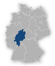 Übersichtskarte in Hessen
