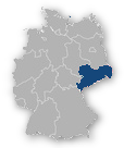 Übersichtskarte Sachsen